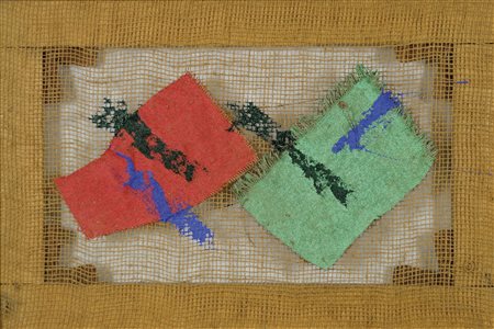 EMBLEMA SALVATORE Terzigno (Na) 1929 - 2006 senza titolo 2005 terra colorata...