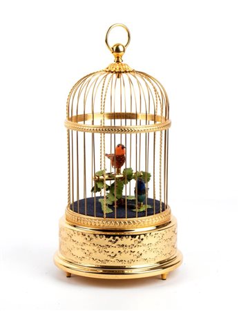 REUGE  
Carillon con pappagalli 
 Altezza x diametro: 30 x 17 cm.