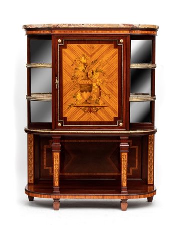 MAISON FOREST  
Mobile Dessert  in stile Luigi XVI firmata Maison Forest Parigi, XIX secolo
 Altezza x larghezza x profondità: 150 x 113 x 42 cm.