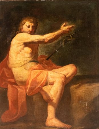  
Dipinto raffigurante San Giovanni Battista, Italia XVIII-XIX secolo
 