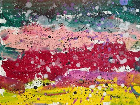 PARIGI CLAUDIO Firenze (Firenze) 1954 Spread e dripping 2025 acrilico su...