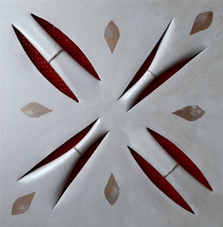 SALEMI CALOGERO Racalmuto (AG) (Monza) 1966 Squarci di rosso 2022 Tecnica...