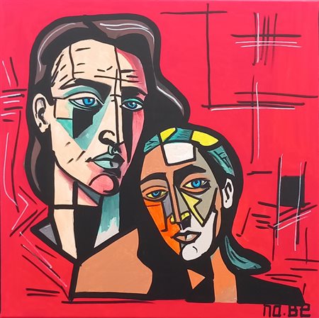 MOBE Modena (Modena) 1965 Les amants tristes 2025 acrilico su tela...