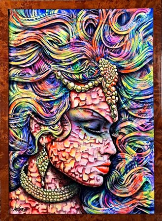 DI CRISTOFARO ANTONELLA Chieti (Chieti) 1972 Cappa Ornamentale 2015 Acrilico...