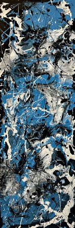 TOTÒ Latina (Latina) 1979 Astrazione 15 2015 Smalto su tavola...