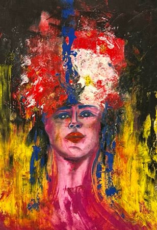 MISTRETTA VALENTINA san cataldo (SAN CATALDO) 1983 Nefertite 2022 Acrilico su...