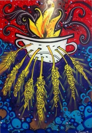 LA PUPAZZA Tricase (Le) 1985 Lo Scolafuoco 2015 Spray, resina e collage su...