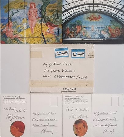 SASSU ALIGI Milano 1912 - Spagna 2000 "Senza titolo"