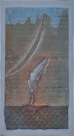 GRECO GIULIO Caselle in Pittari 1949 "Cipresso alla luna"