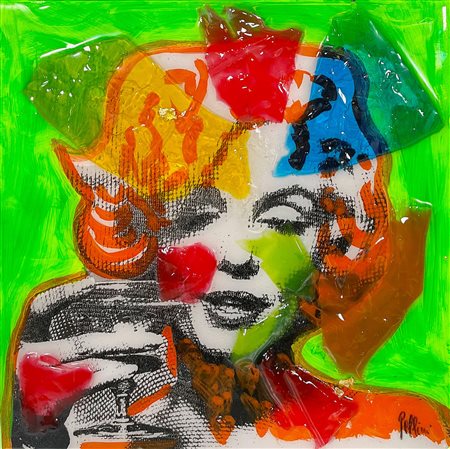 PELLINI ROLANDO Ferrara 1952 "Omaggio a Marilyn Monroe"