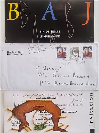 BAJ ENRICO Milano 1924 - Vergiate 2003 "Senza titolo"