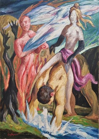 CASTAGNERI LUCIO Genova 1947 "Senza titolo"