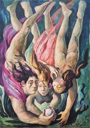 CASTAGNERI LUCIO Genova 1947 "Senza titolo"