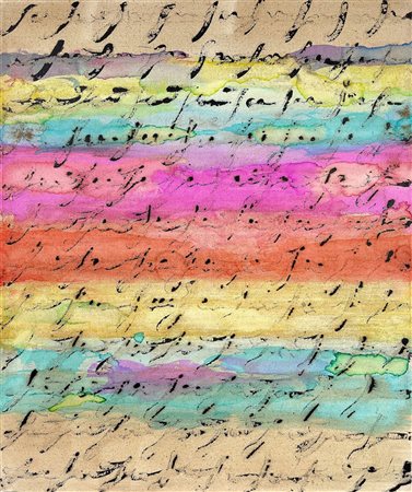 RAPETTI MOGOL ALFREDO Milano 1961 "Scritture colors"