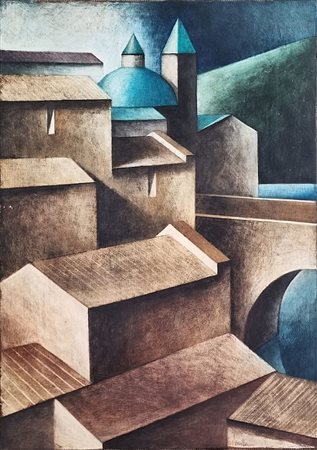 SCUFFI MARCELLO Quarrata 1948 - 2021 "Ricordo di Praga"