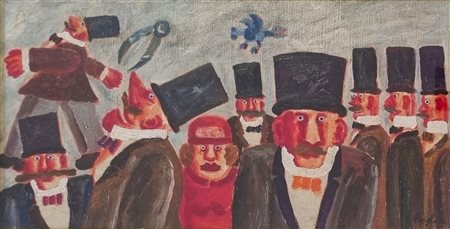 BORGHESE FRANZ Roma 1941 - 2005 "Senza titolo"