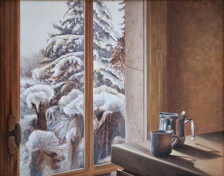 NUNZIANTE ANTONIO Napoli 1956 "Una domenica mattina"