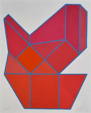 PERILLI ACHILLE Roma 1927 - Orvieto 2021 "La neve nel deserto"