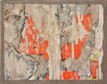 ROTELLA MIMMO Catanzaro 1918 - Milano 2006 "Macchie"