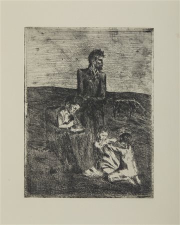 PICASSO PABLO (1881 - 1973) - LES PAUVRES (SUITE DE SALTIMBANQUES).
