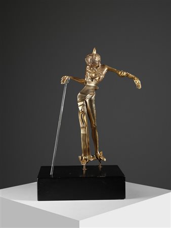 DALI' SALVADOR (1904 - 1989) - FEMME A LA TETE DE ROSE.