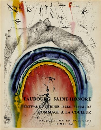 DALI' SALVADOR (1904 - 1989) - FAUBOURG SAINT HONORE .