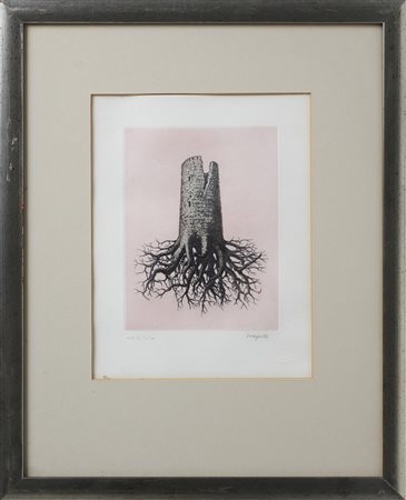 MAGRITTE RENE' (1898 - 1967) - LA FOLIE ALMAYER (DALLA CARTELLA  LE LIEN DE PAILLE).