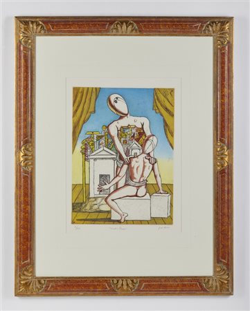 DE CHIRICO GIORGIO (1888 - 1978) - ORESTE E PILADE (II VERSIONE).