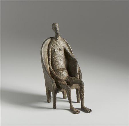 MANDELLI CARLO (1912 - 1975) - FIGURA SEDUTA.