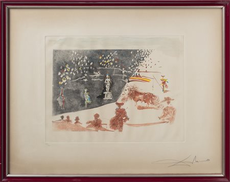 DALI' SALVADOR (1904 - 1989) - DA TAUROMACHIE SURREALISTE