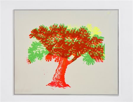 SCHIFANO MARIO (1934 - 1998) - SENZA TITOLO (PRIMA META' ANNI'70).