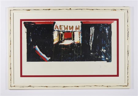 SCHIFANO MARIO (1934 - 1998) - TRIBUTO A LENIN.