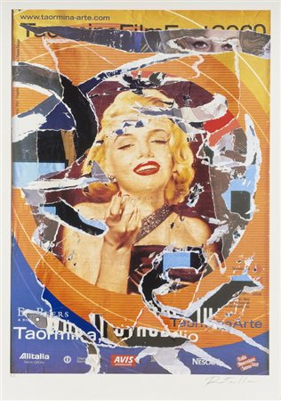 ROTELLA MIMMO (1918 - 2006) - OMAGGIO A MARILYN.