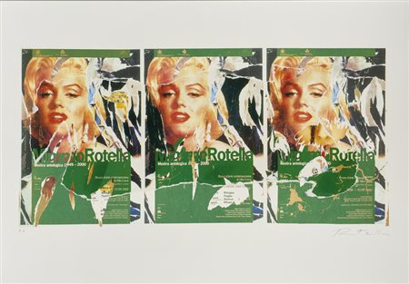 ROTELLA MIMMO (1918 - 2006) - OMAGGIO A MARILYN.