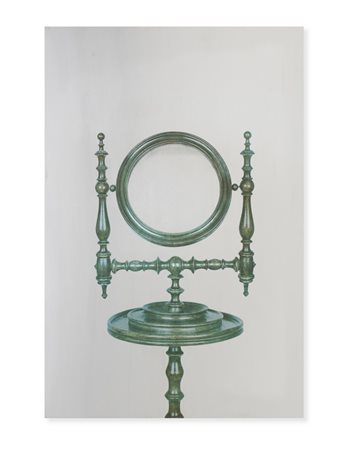 PISTOLETTO MICHELANGELO (n. 1933) - SPECCHIO NELLO SPECCHIO.