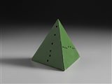 FONTANA LUCIO (1899 - 1968) - PIRAMIDE (VERDE).