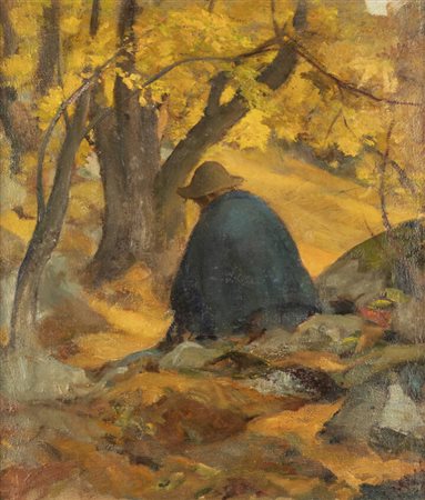 ITALO MUS<BR>Chatillon (AO) 1892 - 1967 St.Vincent (AO)<BR>"Solitudine autunnale" (anni '40)