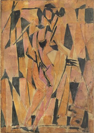 FRANCO COSTA<BR>Quittengo (VC) 1903 - 1980<BR>"Arlecchini" anni '30