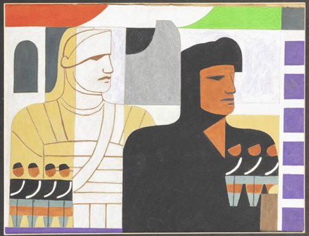 RAM (Ruggero Alfredo Michahelles) <BR>Firenze 1898 - 1976<BR>"Antico e nuovo legionario" 1932