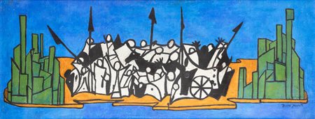 FRANCESCO CASORATI<BR>Torino 1934 - 2013<BR>"Gurrieri"