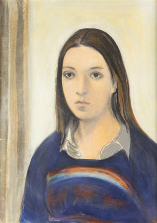 FRANCESCO MENZIO Tempio Pausania (SS) 1899 - 1979 Torino "Ritratto femminile", 1979
