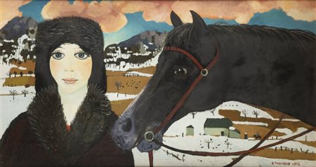 FRANCESCO TABUSSO<BR>Sesto San Giovanni (MI) 1930 - 2012 Torino<BR>"Amazzone" 1972