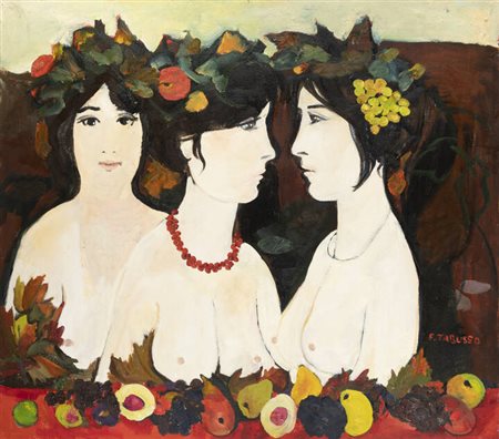 FRANCESCO TABUSSO<BR>Sesto San Giovanni (MI) 1930 - 2012 Torino<BR>"Baccanti" 2006 circa