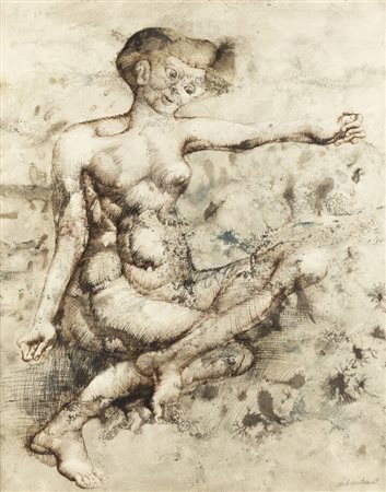 JAN LEBENSTEIN Brest (Bielorussia) 1930 - 1999 Cracovia (Polonia) "Reste des scrupeles" 1969