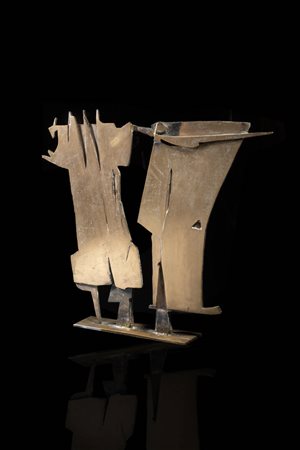 PIETRO CONSAGRA<BR>Mazara del Vallo (TP) 1920 - 2005 Milano<BR>"Piccolo colloquio" 1961