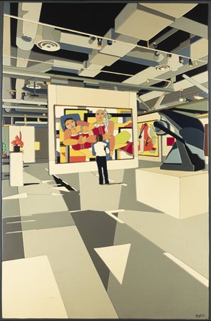 UGO NESPOLO<BR>Mosso Santa Maria (VC) 1941<BR>"Al museo"