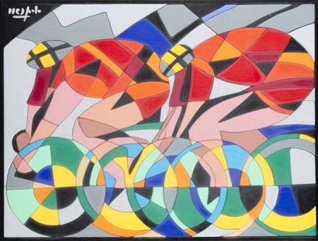 UGO NESPOLO<BR>Mosso Santa Maria (VC) 1941<BR>"La corsa delle 10000 miglia"