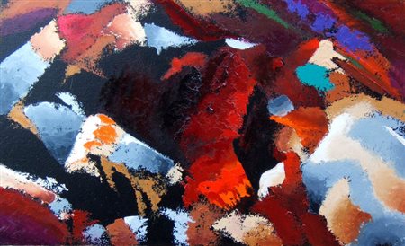 Attilio Radice Novara 1941 Mind's eyes n.31 2009 Olio su pannello in legno 60x97