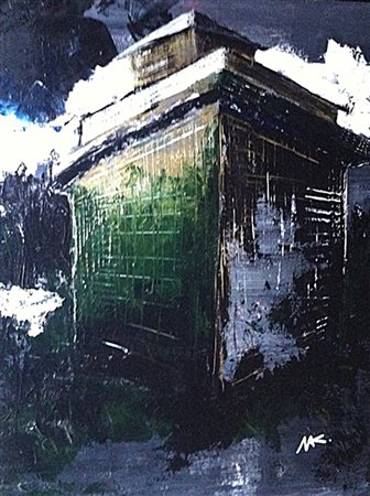 Nadia Crosignani Milano 1970 Alte visioni 2015 Acrilico su tela 80x60...