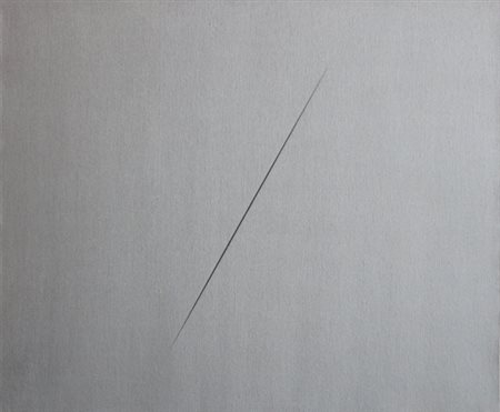 Valter Pietro Biella Sulbiate 1946 COME UNA (tela di) FONTANA 2002 ACRILICO...